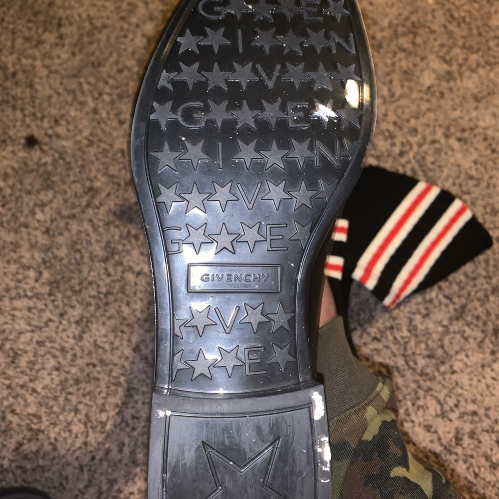 givenchy knee high boots for boy worn 3x inbox me